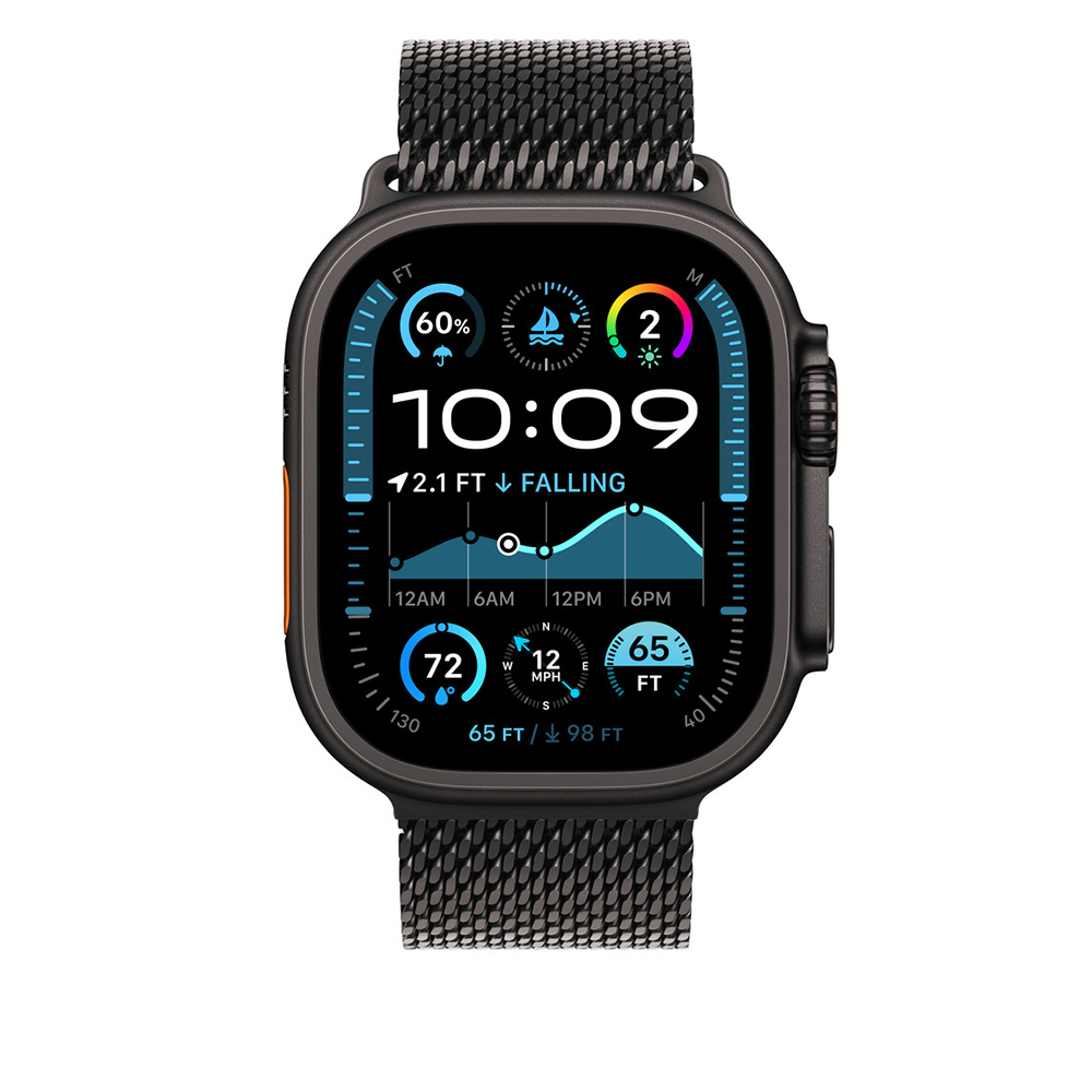 Apple Watch Ultra 49mm Uyumlu Zore KRD-100 Titanyum Hasır Kordon - 1