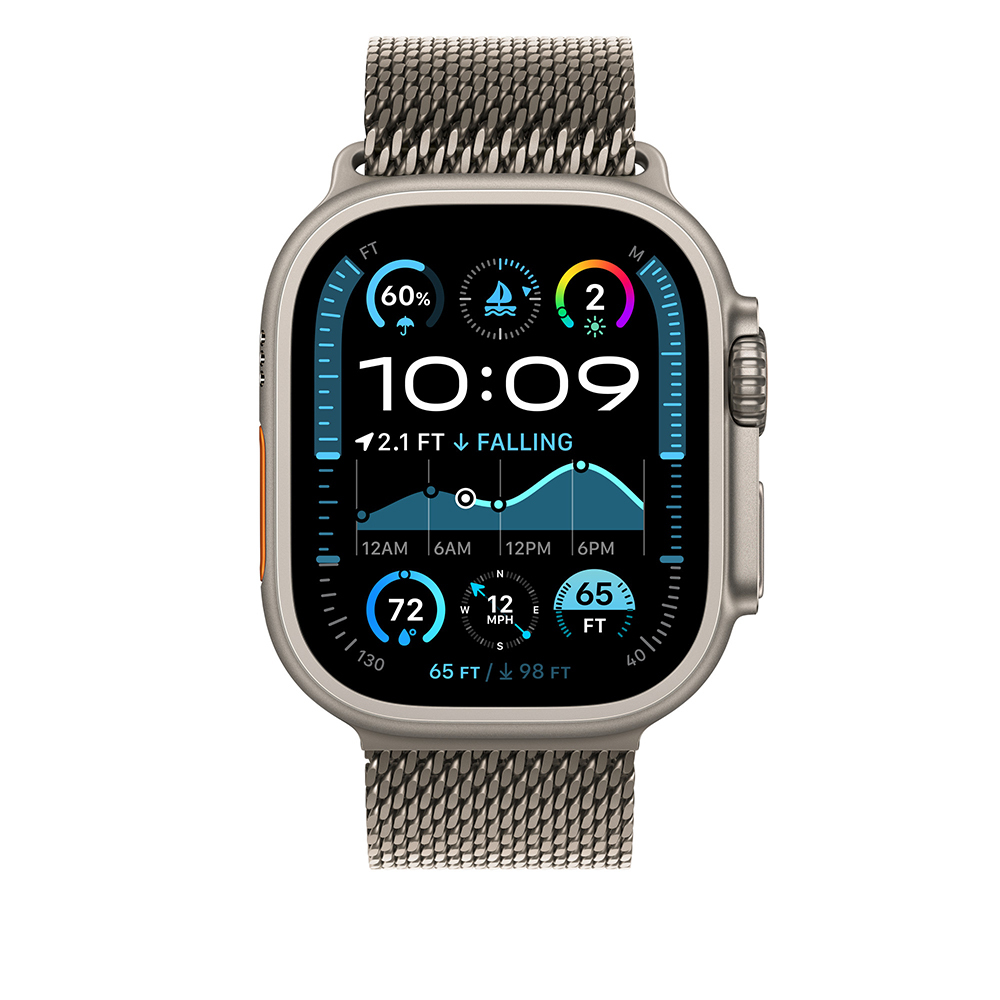 Apple Watch Ultra 49mm Uyumlu Zore KRD-100 Titanyum Hasır Kordon - 3