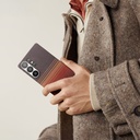 Samsung Galaxy S25 Ultra Uyumlu Kılıf M-safe Şarj Özellikli Aramid Fiber Pitaka Tactile Woven Sunset-Moonrise Serisi Kapak - 20