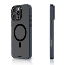 Apple iPhone 16 Pro Max Uyumlu Kılıf M-safe Şarj Özellikli Cam Arka Yüzey TPU Youngkit Gemstone Clear Serisi Kapak - 1