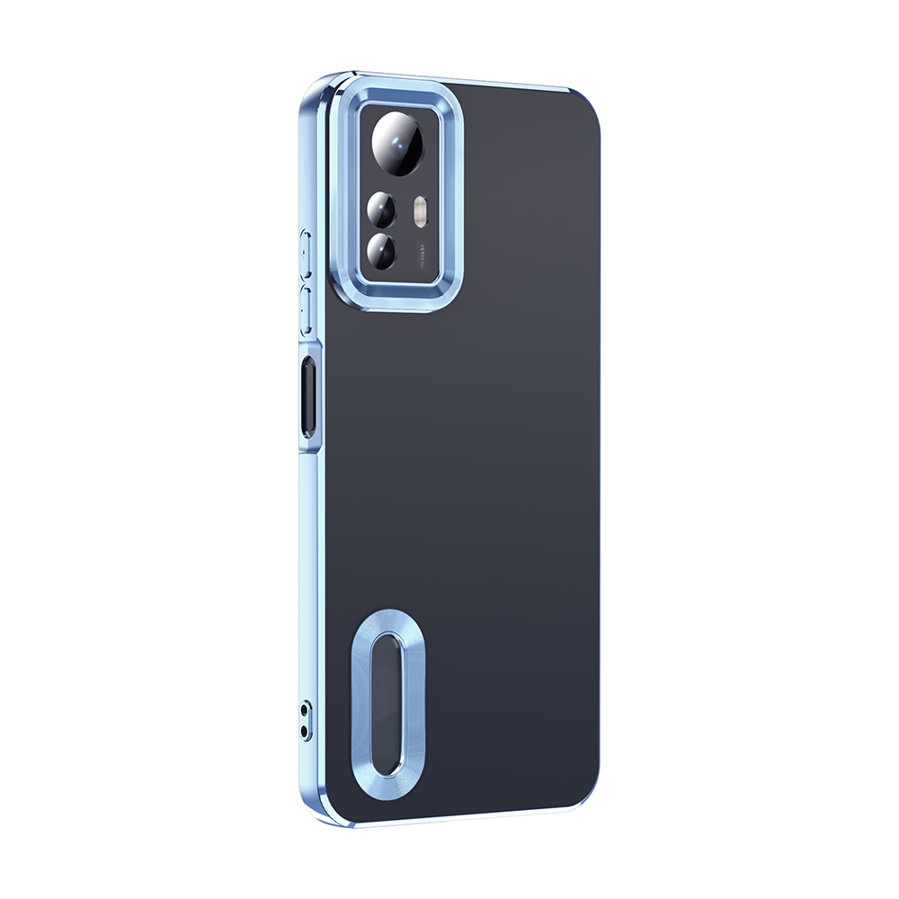 Xiaomi Redmi Note 12S Uyumlu Kılıf Kamera Korumalı Logo Gösteren Zore Omega Kapak - 1