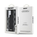 Samsung Galaxy S25 Ultra Uyumlu Kılıf DKNY Orjinal Lisanslı M-safe Şarj Özellikli 3D Yazılı Checkered Pattern Kapak - 13