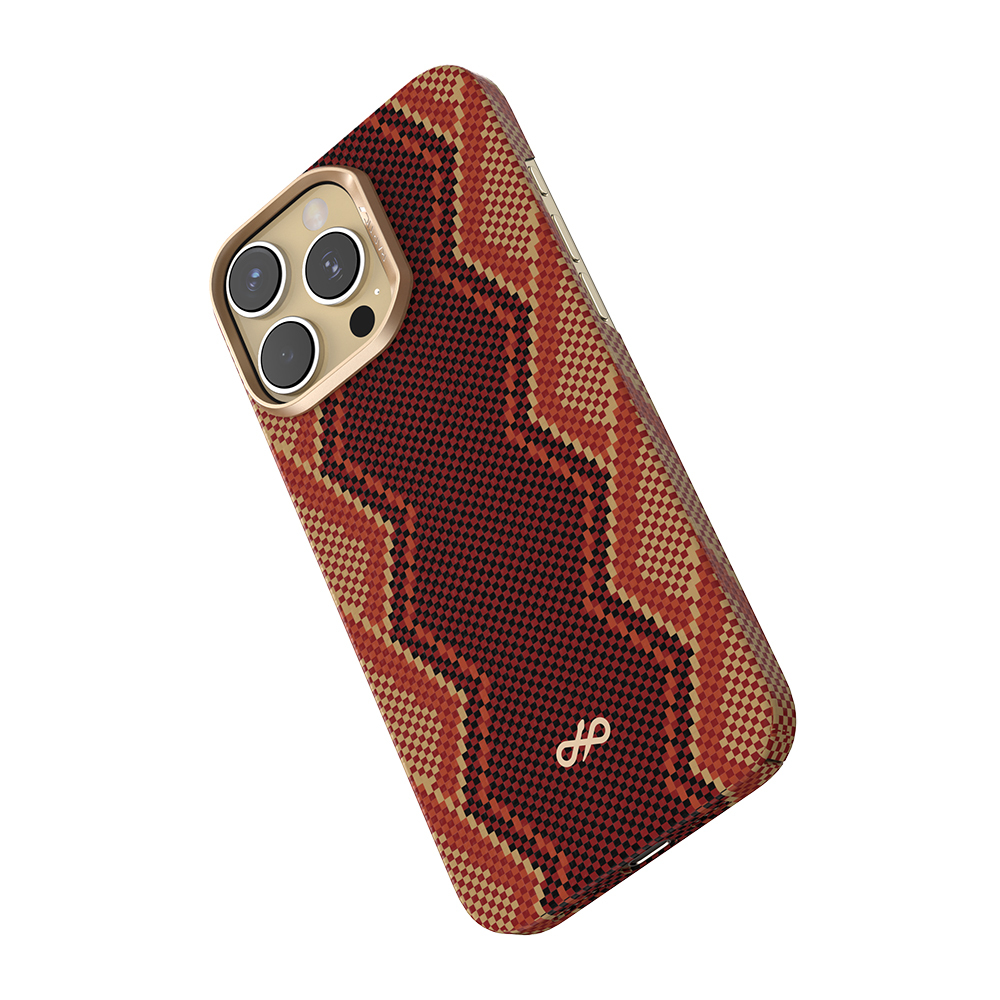 Apple iPhone 16 Pro Uyumlu Kılıf M-safe Şarj Özellikli Raptic Aramid Skin Bionic Serisi Kapak - 1