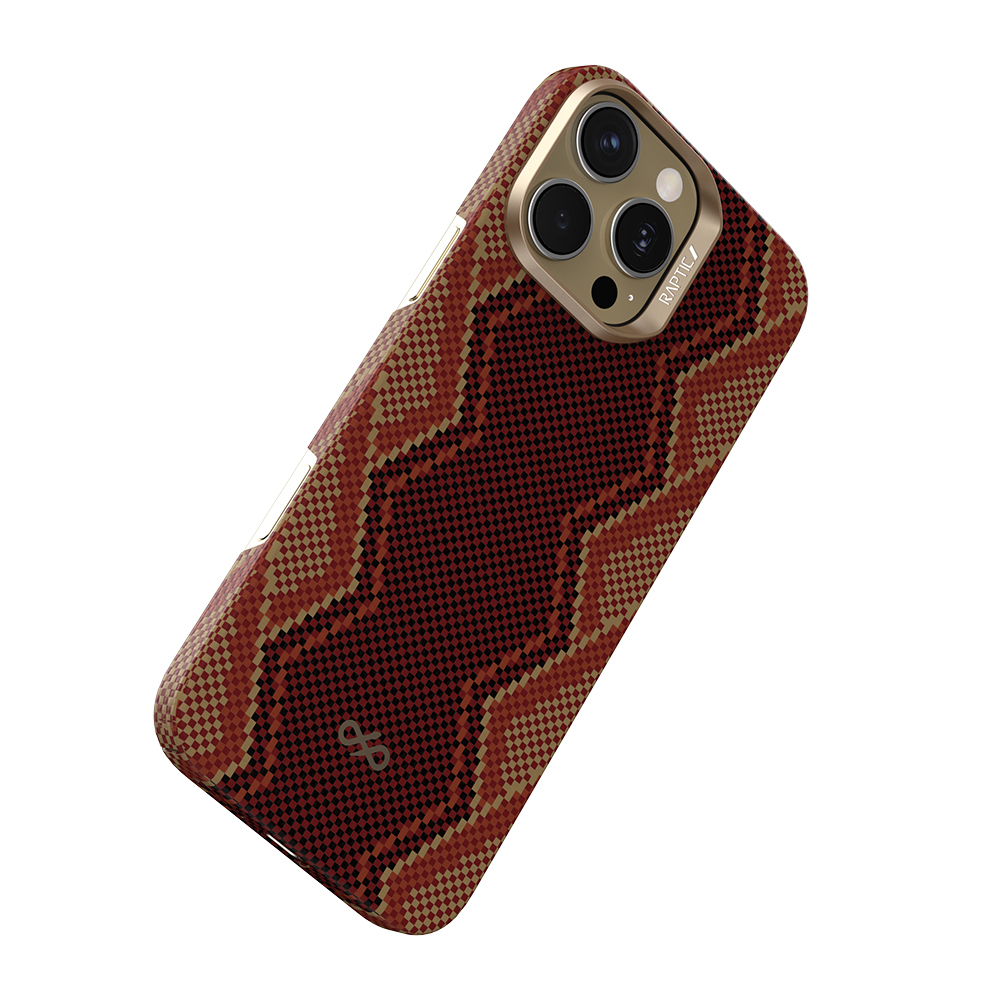 Apple iPhone 16 Pro Uyumlu Kılıf M-safe Şarj Özellikli Raptic Aramid Skin Bionic Serisi Kapak - 5