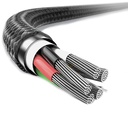 Lenyes LC546 Type-C to Type-C Örgü Tasarımlı Hızlı Şarj Özellikli Data ve Şarj Kablosu 60W 1M - 1