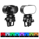 Jmary FM-16RGB Mandallı Dijital LED Göstergeli Telefon-Kamera Üstü RGB Lamba 750mAh - 4