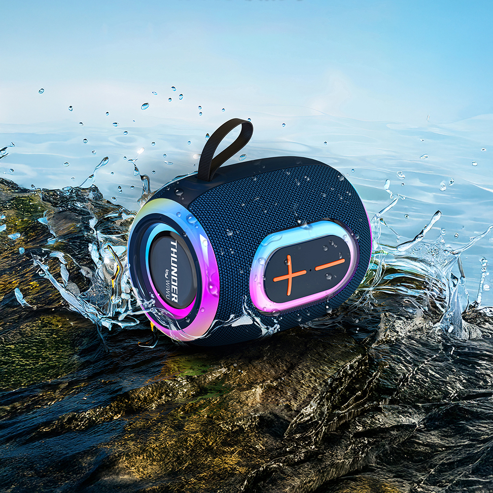Wiwu H9 RGB Işıklı Askılı TWS Bluetooth Speaker Hoparlör v5.3 10W - 10