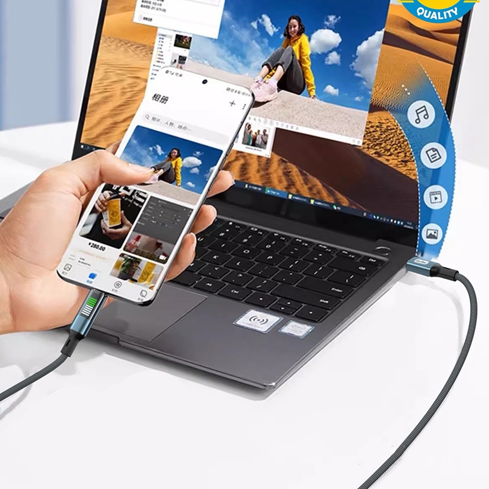 Go Des GD-UC681C-C Type-C to Type-C PD Hızlı Şarj Kablosu 60W 1.2M - 1