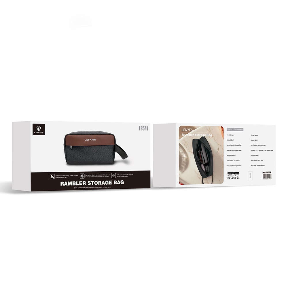 Lenyes LB541 Rambler Storage Serisi Su Geçirmez Aşınmaya ve Çizilmeye Dayanıklı Aksesuar Çantası - 6