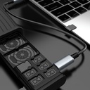 Lenyes LCR03 Type-C Kablolu Su Geçirmez Çoklu Kart Depolama ve Okuyucu Kutusu 10 Gbps - 7