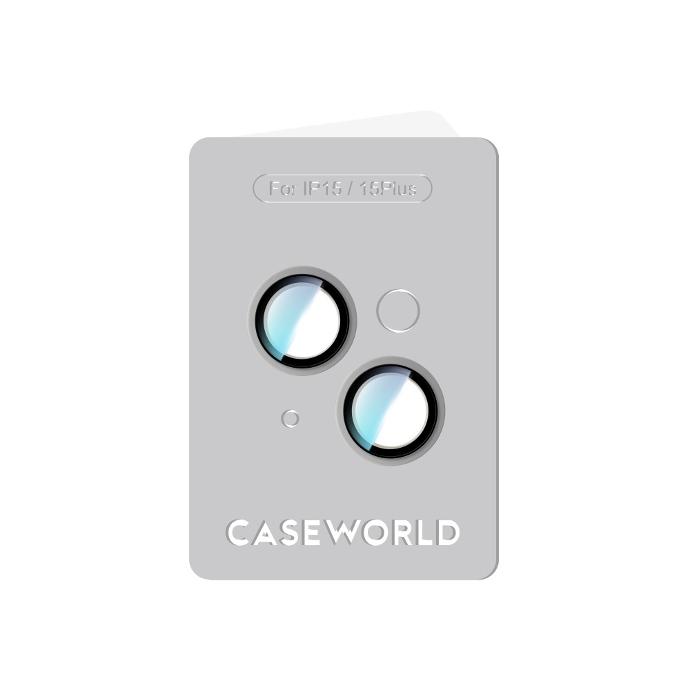 Apple iPhone 15 Plus Uyumlu CaseWorld Alloy Serisi Oleofobik Anti Reflective Kamera Lens Koruyucu - 8