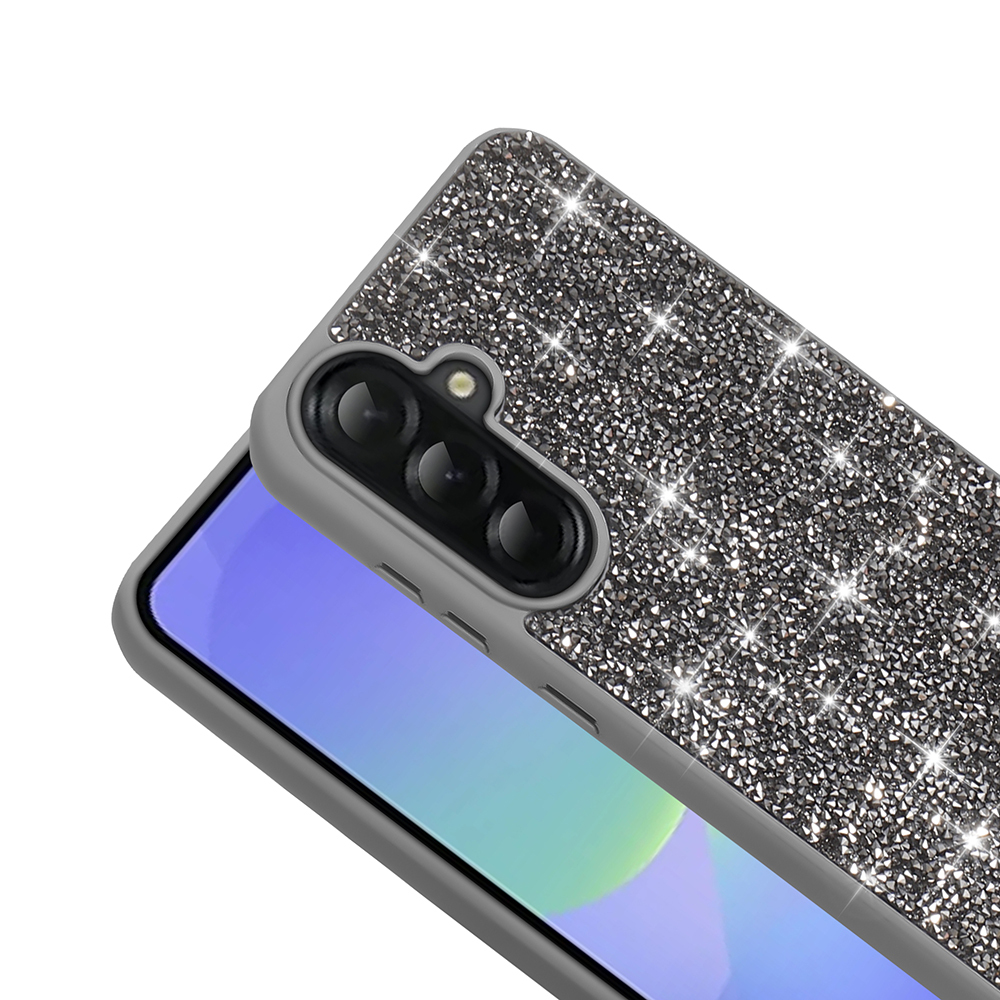 Samsung Galaxy A36 Uyumlu Kılıf Parlak Taşlı Tasarım Zore Pırlanta Kapak - 8
