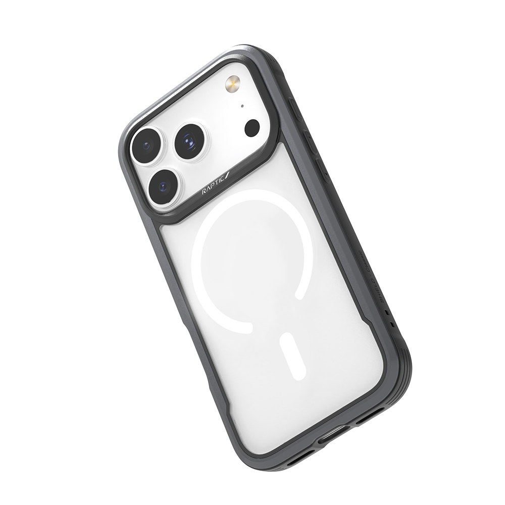 Apple iPhone 17 Pro Max Kılıf M-safe Şarj Özellikli Airbagli Raptic Shield Serisi Şeffaf Arka Yüzey Kapak - 5