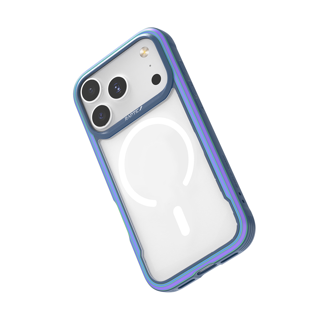 Apple iPhone 17 Pro Max Kılıf M-safe Şarj Özellikli Airbagli Raptic Shield Serisi Şeffaf Arka Yüzey Kapak - 6