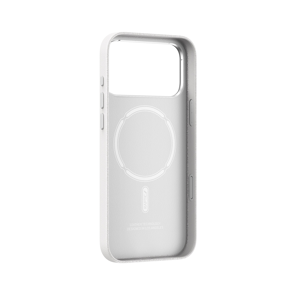 iPhone 17 Pro Kılıf M-Safe Şarj Özellikli Polimerik Deri Raptic Urban Nano Kapak - 3