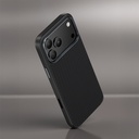 Apple iPhone 17 Air Kılıf Karbon Fiber M-safe Şarj Özellikli Benks Hybrid ArmorPro 600D Kevlar Kapak - 1