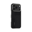 Apple iPhone 17 Pro Max Kılıf M-safe Şarj Özellikli Karbon Fiber Benks Montage ArmorAir Kevlar Kapak - 3