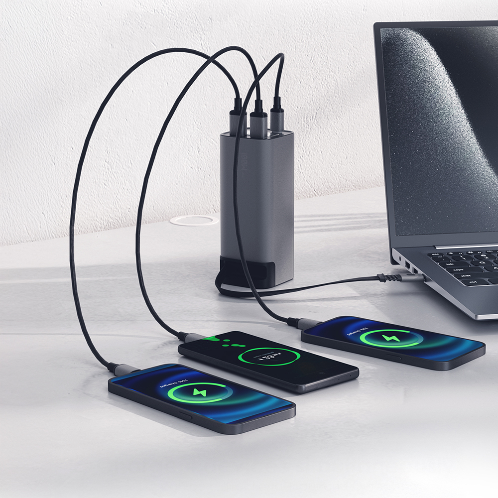 Lenyes PX2001D Hızlı Şarj Özellikli Dijital LED Göstergeli Taşınabilir Powerbank 100W 20000mAh - 2