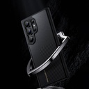 Samsung Galaxy S25 Uyumlu Kılıf M-safe Şarj Özellikli Karbon Fiber Benks Montage Hybrid ArmorPro Kevlar Kapak - 3