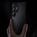 Samsung Galaxy S25 Plus Uyumlu Kılıf M-safe Şarj Özellikli Karbon Fiber Benks Montage Hybrid ArmorPro Kevlar Kapak - 7