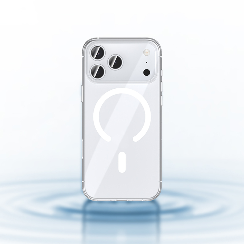 Apple iPhone 17 Pro Max Kılıf M-safe Şarj Özellikli Benks ​​​​​​Crystal Serisi Şeffaf Kapak - 5