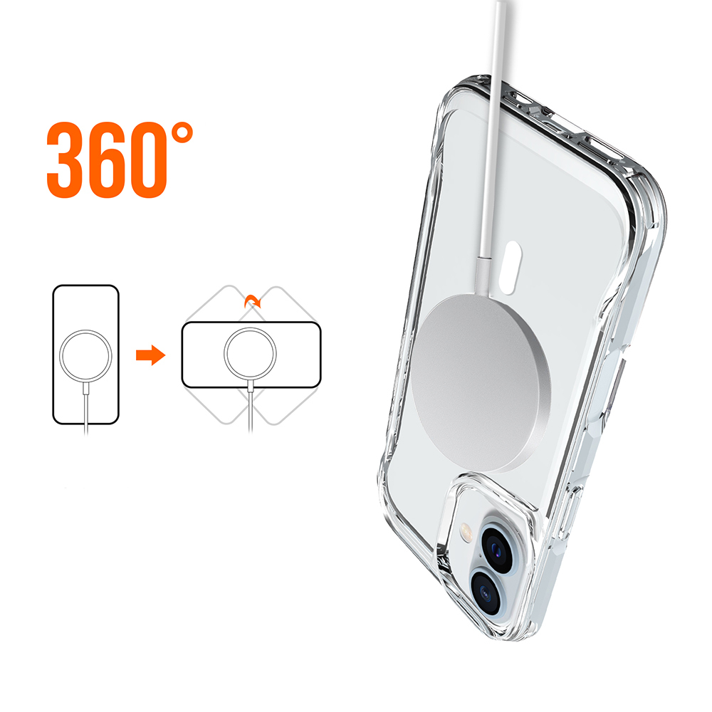 Apple iPhone 17 Kılıf Zore M-safe Şarj Özellikli T-Max M-safe Kapak - 8