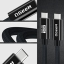 Qgeem QG05 Type-C to Type-C USB5 PD Data Kablosu 240W 80Gbps 8K@60Hz 1.2 Metre - 4