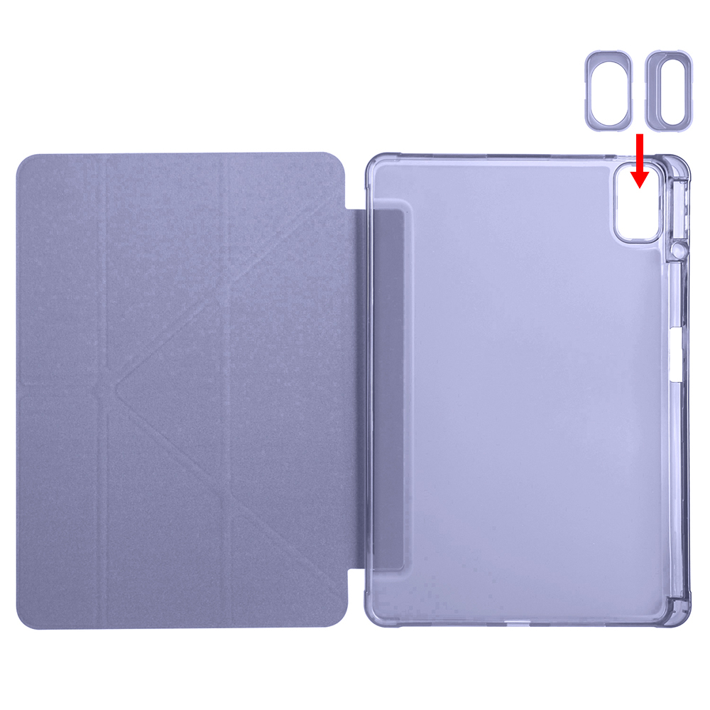 Huawei Matepad SE 11 Uyumlu Kılıf Zore Tri Folding Kalem Bölmeli Standlı Kılıf - 51