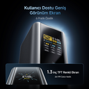 CUKTECH 15 Ultra 20000 mAh 165W PD 3.1 Powerbank | Laptop, iPhone, MacBook, Samsung ve Diğer Cihazlarla Uyumlu Dijital Ekranlı Hızlı Şarj Cihazı