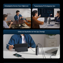 CUKTECH 15 Ultra 20000 mAh 165W PD 3.1 Powerbank | Laptop, iPhone, MacBook, Samsung ve Diğer Cihazlarla Uyumlu Dijital Ekranlı Hızlı Şarj Cihazı