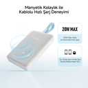CUKTECH MagSafe Power Bank CP12 10000 mAh | 20 W Kablosuz Hızlı Şarj | iPhone 12/13/14/15/16/17 Serisi ile Uyumlu Taşınabilir Şarj Cihazı
