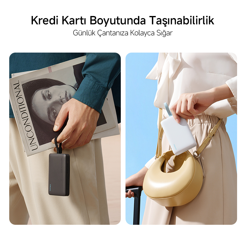 CUKTECH MagSafe Power Bank CP12 10000 mAh | 20 W Kablosuz Hızlı Şarj | iPhone 12/13/14/15/16/17 Serisi ile Uyumlu Taşınabilir Şarj Cihazı
