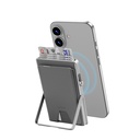 Wiwu MW-006 Tasarımlı 6 Hazneli PU Magnetik Standlı Kartlık - 4