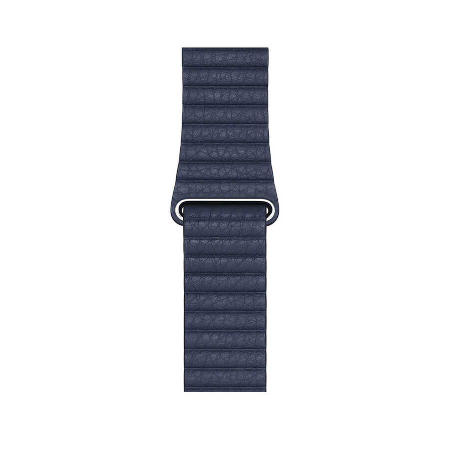 Apple Watch 38mm Uyumlu KRD-09 Deri Lop Kordon - 5