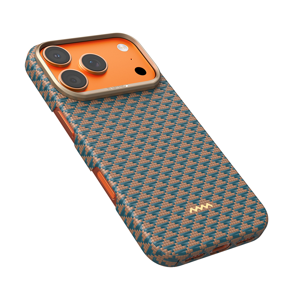 Apple iPhone 17 Pro Max Uyumlu Kılıf M-safe Şarj Özellikli Raptic Aramid Skin Origin Serisi Kapak - 4