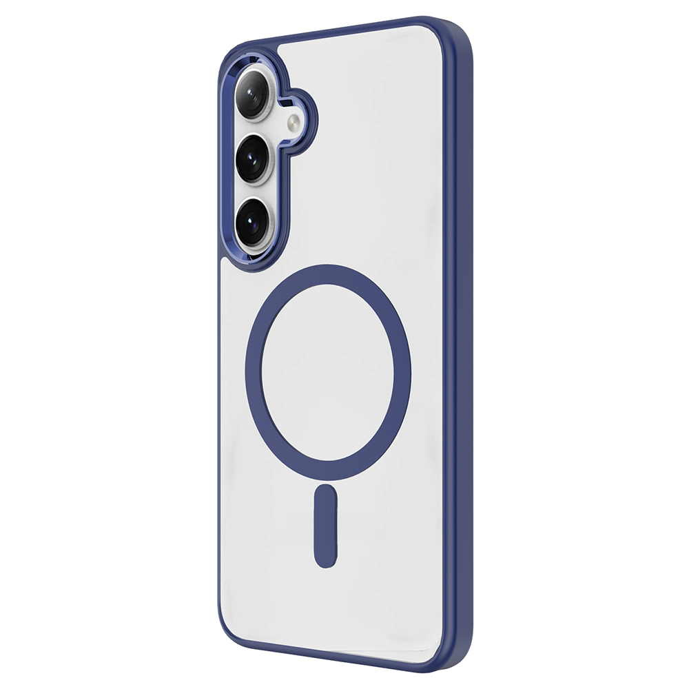 Samsung Galaxy S25 Plus Uyumlu Kılıf M-safe Şarj Özellikli Zore Krom M-safe Silikon Kapak - 4