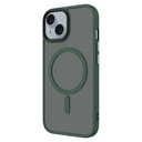 Apple iPhone 15 Plus Uyumlu Kılıf Mat Arka Yüzey Wireless Şarj Özellikli Zore Flet M-safe Kapak - 4