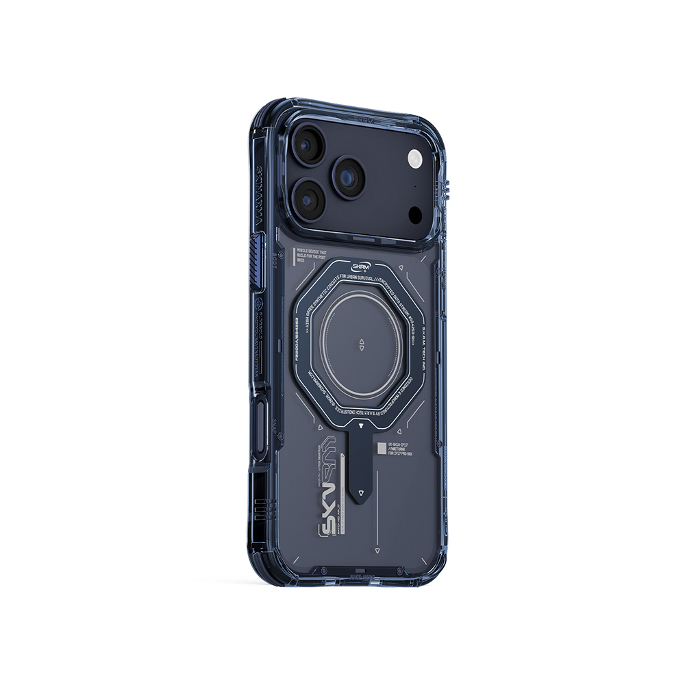 Apple iPhone 17 Pro Uyumlu Kılıf SkinArma M-safe Şarj Özellikli Airbag Tasarımlı Magma Kapak - 3