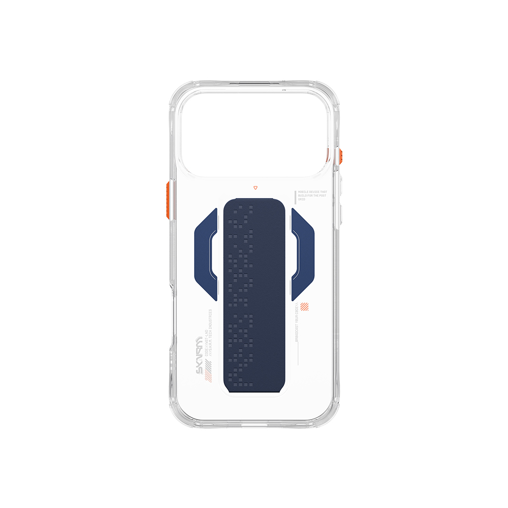 Apple iPhone 17 Pro Uyumlu Kılıf M-Safe Şarj Özellikli Airbag Tasarımlı Standlı Skinarma Haxa Kapak - 11