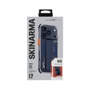 Apple iPhone 17 Pro Uyumlu Kılıf M-Safe Şarj Özellikli Airbag Tasarımlı Standlı Skinarma Haxa Kapak - 12