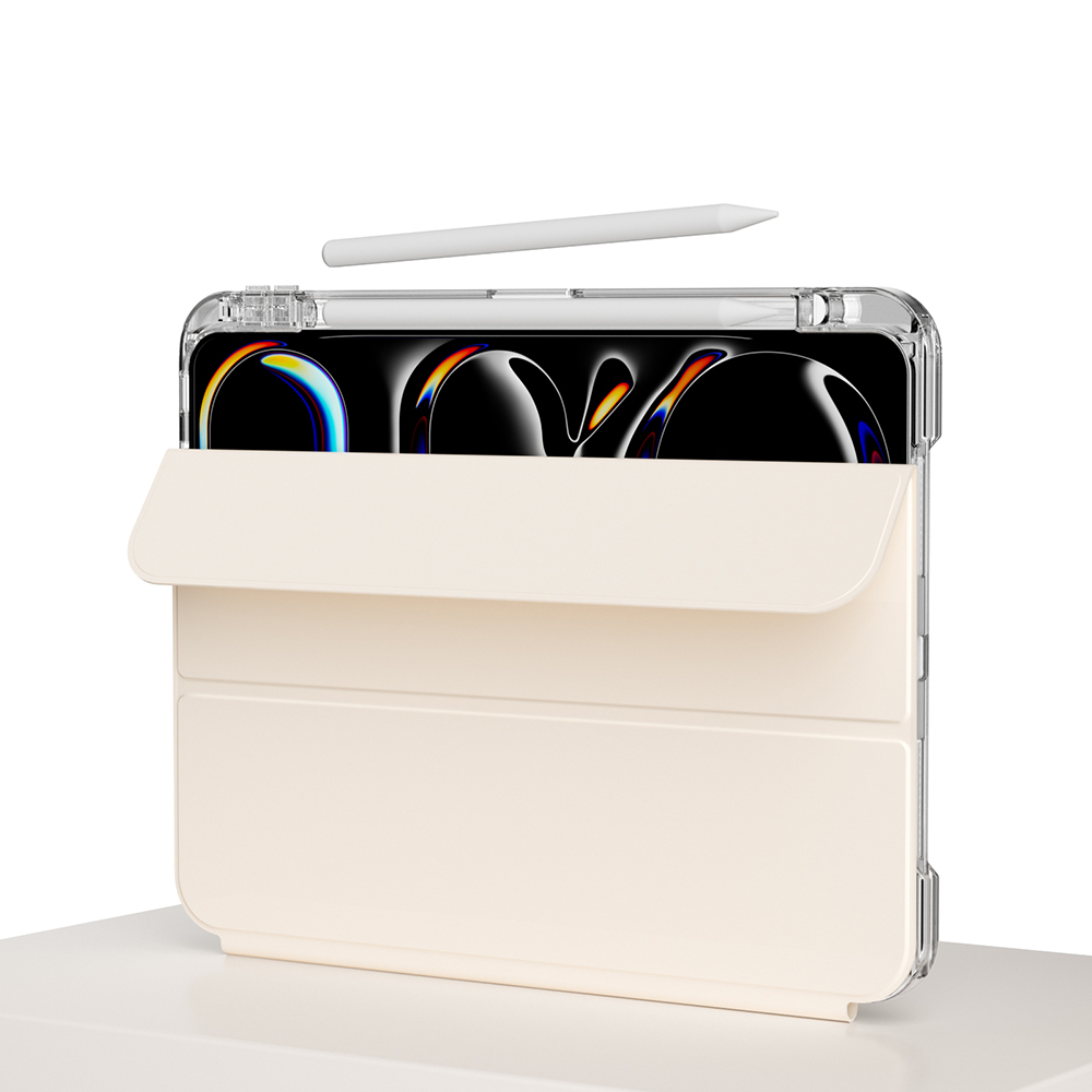 ​Apple iPad Air 13 2024 Uyumlu Kılıf Magnetik Ayrılabilen Airbagli Zore Sliding Tablet Kılıfı - 8