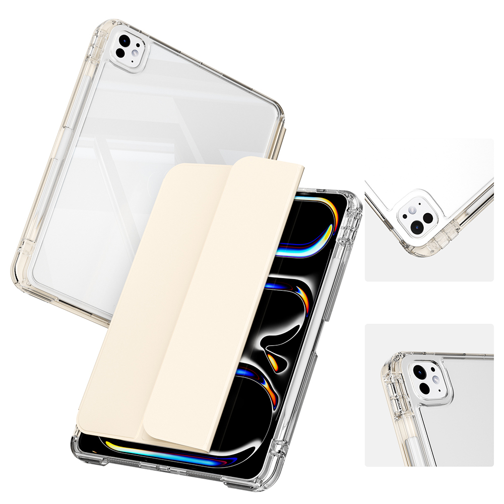 Apple iPad Air 13 2025 M3 Uyumlu Kılıf Magnetik Ayrılabilen Airbagli Zore Sliding Tablet Kılıfı - 6