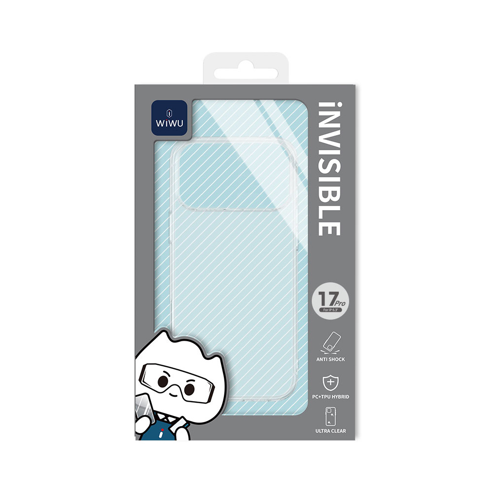 Apple iPhone 17 Pro Max Uyumlu Kılıf Wiwu YXK-206 Invisible Sert PC Kapak - 3