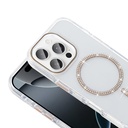 Apple iPhone 16 Pro Max Uyumlu Kılıf Taşlı Tasarım M-safe Şarj Özellikli Zore Koment Silikon Kapak - 3