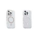 Apple iPhone 16 Pro Max Uyumlu Kılıf Taşlı Tasarım M-safe Şarj Özellikli Zore Koment Silikon Kapak - 5