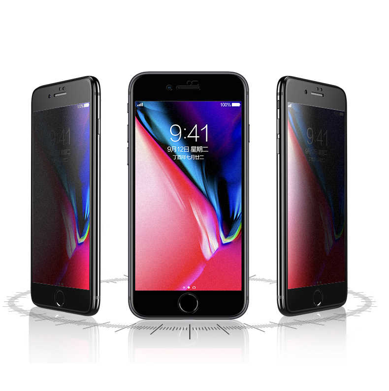 Apple iPhone SE 2020 Uyumlu Zore Anti-Dust Mat Privacy Temperli Ekran Koruyucu - 2
