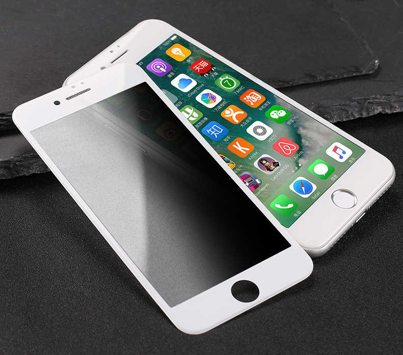 Apple iPhone SE 2020 Uyumlu Zore Anti-Dust Mat Privacy Temperli Ekran Koruyucu - 11