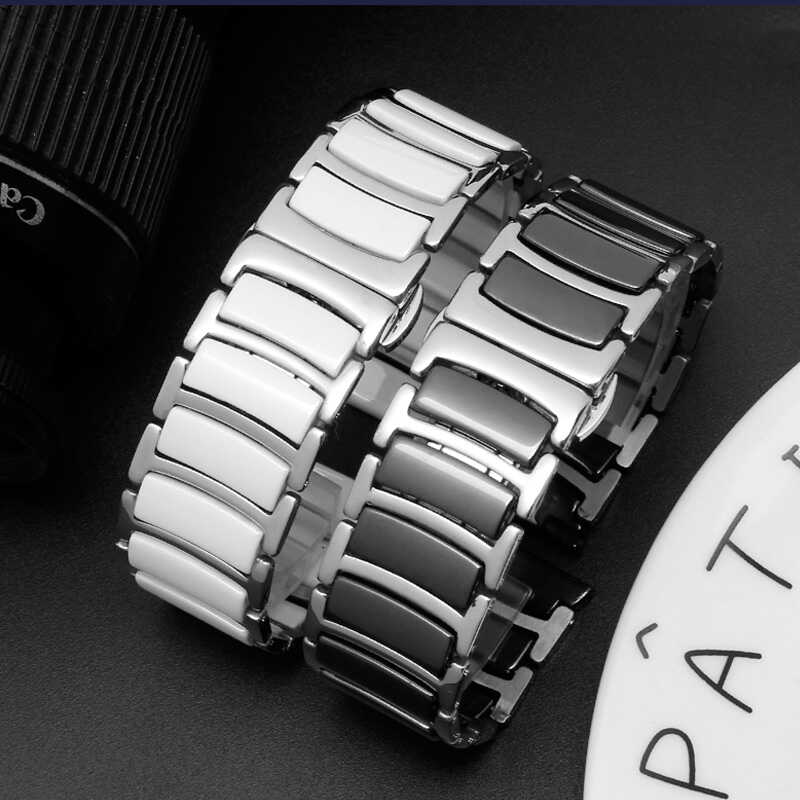 Samsung Gear S2 Uyumlu (20mm) Seramik Metal Kordon - 1