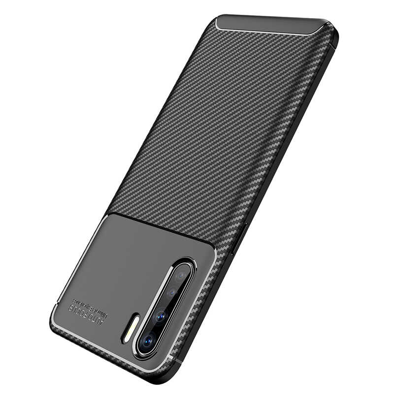 Oppo Reno 3 Uyumlu Kılıf Zore Negro Silikon Kapak - 5