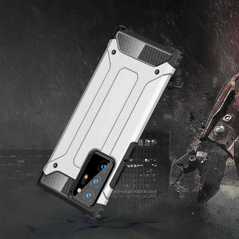 Samsung Galaxy Note 20 Ultra Uyumlu Kılıf Zore Crash Silikon Kapak - 8